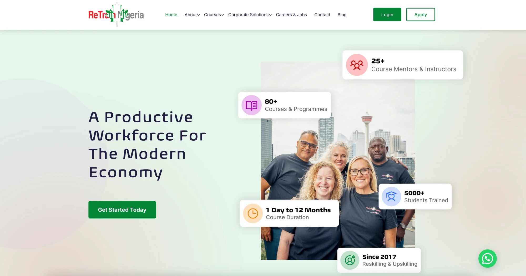 ReTrain project preview