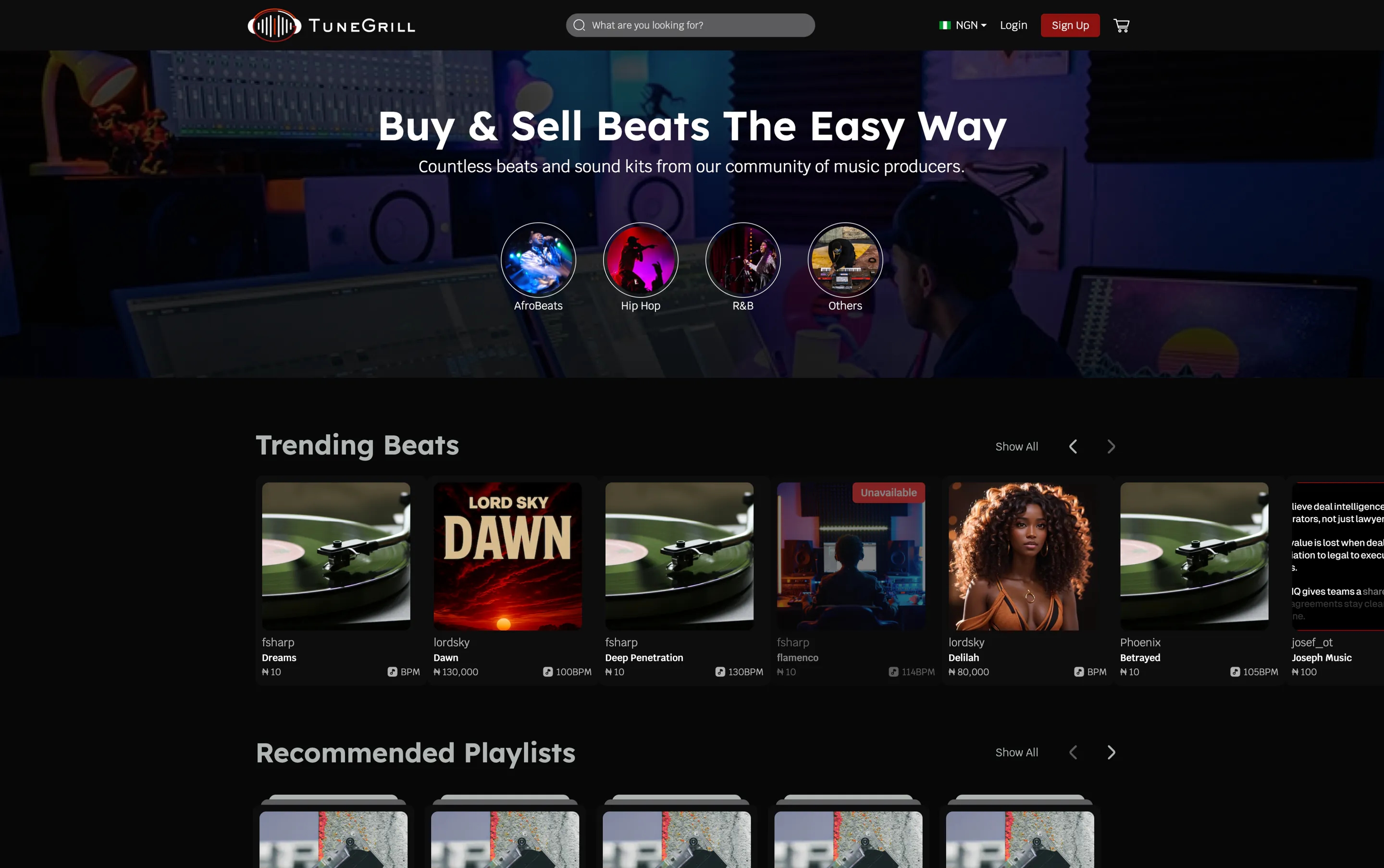 TuneGrill project preview